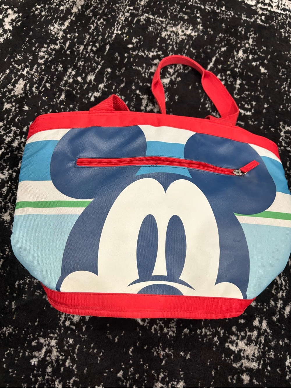 Disney Insulated Blue and Red Mickey Tote for Kids